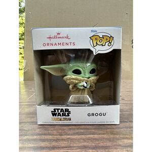 NEW Hallmark 2022‎ Funko Pop Star Wars Mandalorian Grogu Christmas Ornament